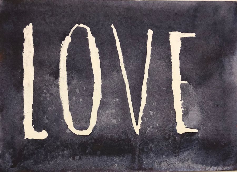 Art: Love Shines Through (Purple Salt)